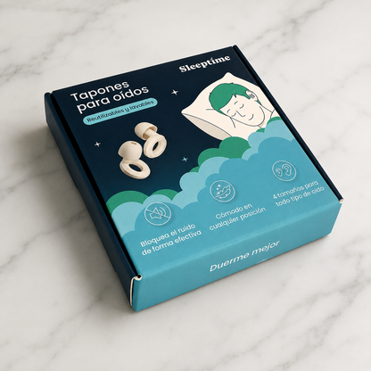 Tapones de oídos para dormir (1 par)